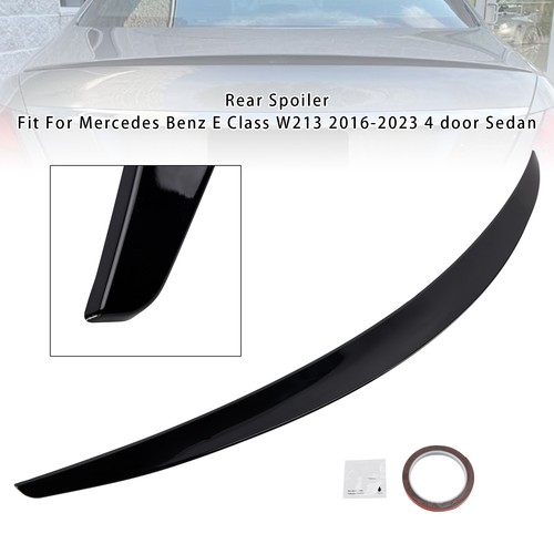 Gloss black rear spoiler - black,