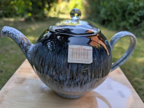 Denby halo teapot new - teapot,
