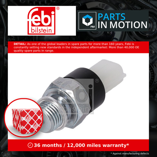 Oil pressure switch - pressure, fits