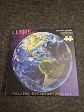 Cirque - Circular Puzzle 1000 Piece Jigsaw - Planet Earth 650mm missing 1 piece
