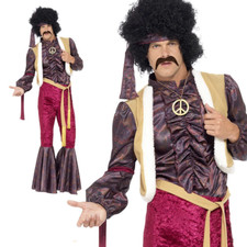 Jimi Hendrix Costume Adult 70s