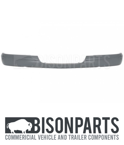 Grey metal front bumper - metal,