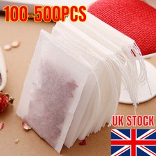 100Pcs Cotton Muslin Drawstring Bags Bath Herbs Empty Tea Filter Making Spice