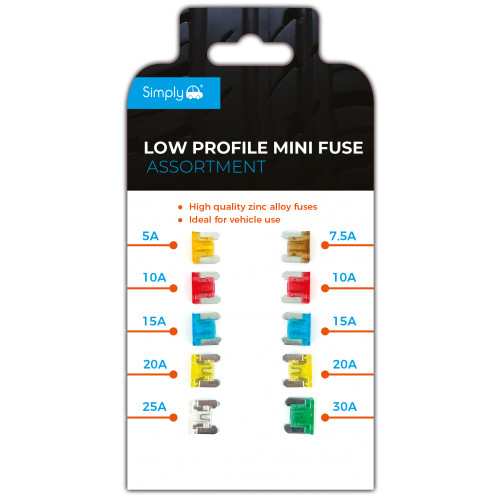 Assorted low profile - low, mini