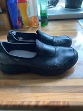 Skechers Flexi Sole Ladies Black Work Shoes Size 6 Damaged