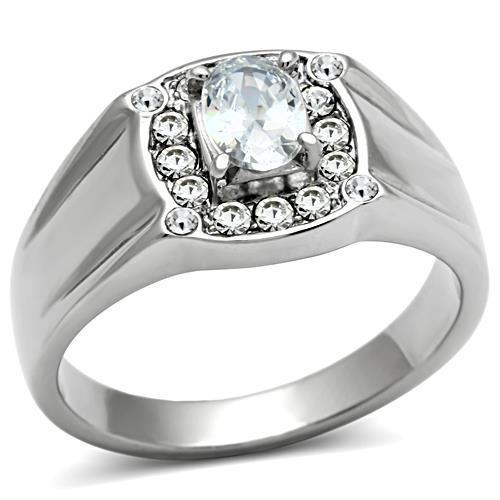 Mens silver ring - , pinky