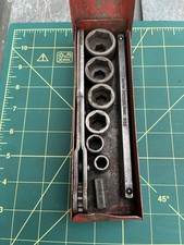 Vintage Britool Hex Drive Socket Set W Sizes Classic Car Tool