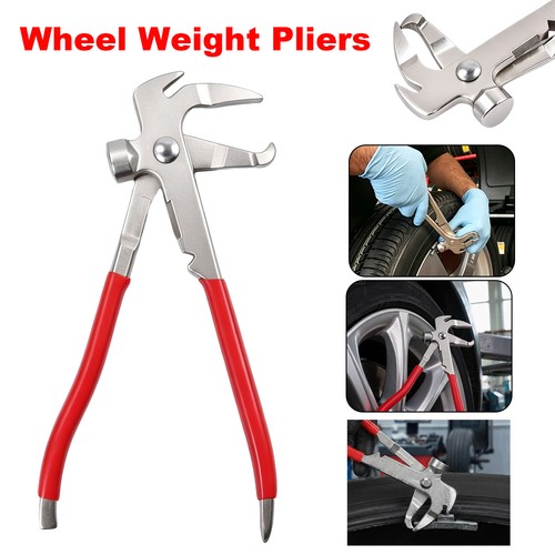 Wheel balance weight pliers - wheel,