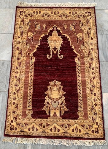 3x4 hand knotted afghan - hand,