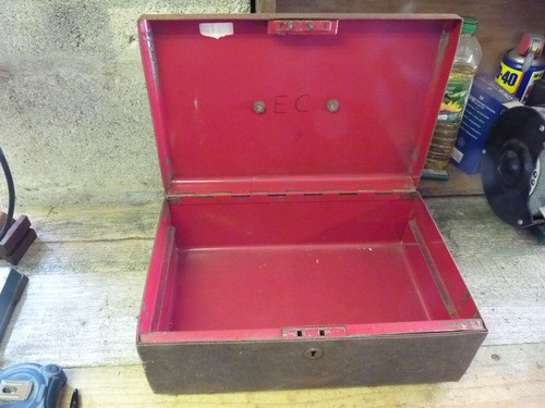Vintage metal cash box key - vintage,