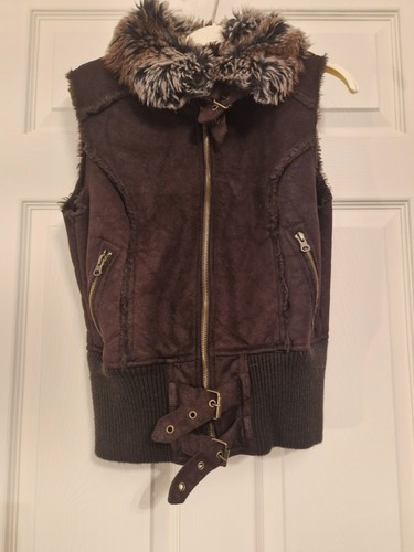 Bay vintage faux fur suede - vintage, fur/suede