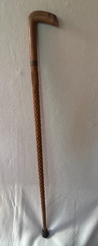 Vintage hand carved - , walking