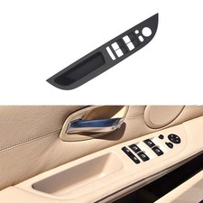 Left Front Door Window Switch Trim Panel for BMW E60 2008-2010, Black