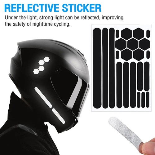Motorcycle helmet reflective - helmet,