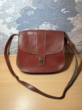 Vintage Burgundy Red Leather