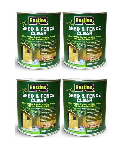 Shed and fence treatment clear - fence,
