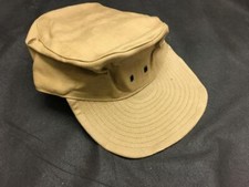 Genuine 1950s Khaki Drill KD Royal Air Force RAF Peaked Cap Aden etc Size 7 1/2