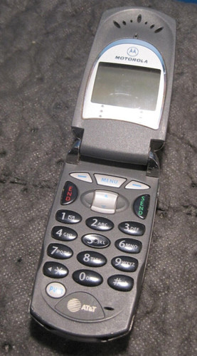 Vintage motorola flip phone - flip,