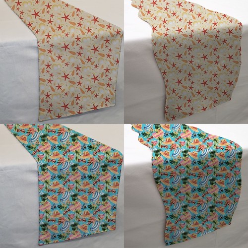 Beach seaside table - table, runner