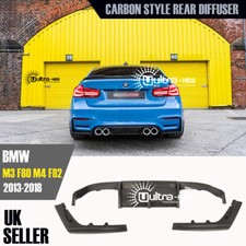 CARBON STYLE REAR DIFFUSER for