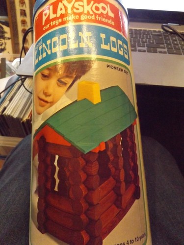 Lincoln logs vintage playskool - logs,