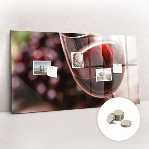 Kitchen glass memo board - glass,