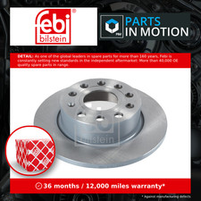2x Brake Discs Pair Solid fits