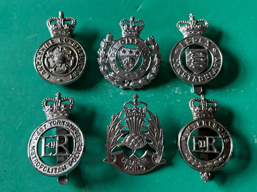 Vintage police cap badges - 6,