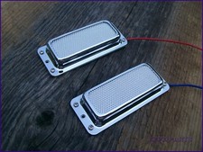 Silver foil guitar pickup set - silver,