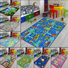 Kids Rug Girls Boys Designer Floor Living Room Bedroom Soft Nursery Mat Carpets