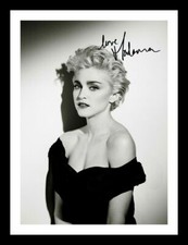 Madonna Autograph Signed &