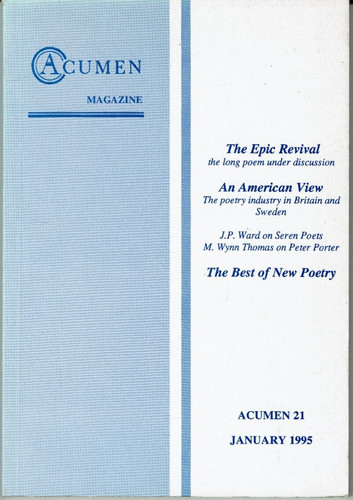 Acumen a literary - acumen, 21: