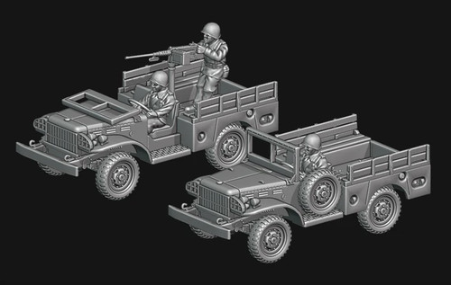 Army dodge 3 4 truck - mm, us