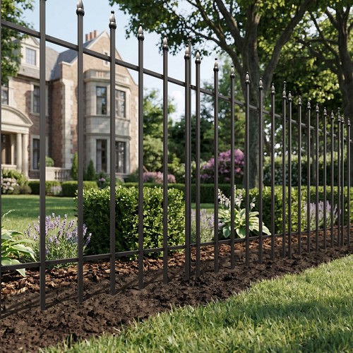 Pack metal garden fencing - 5,