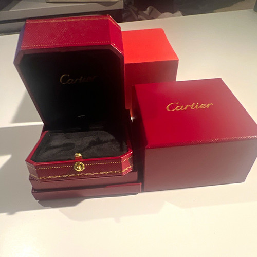 Cartier red leather - cartier,
