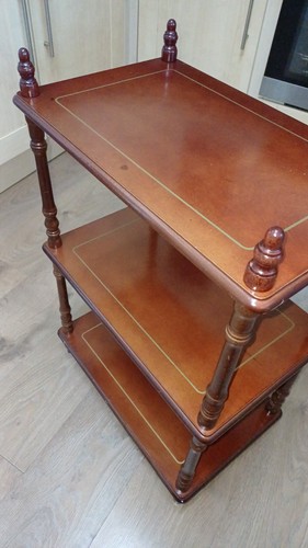 Vintage three tier mahogany - three-tier,