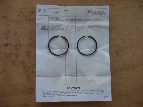 Hepolite villiers type piston - villiers,