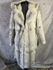 Real Rabbit Fur Coat With Hood