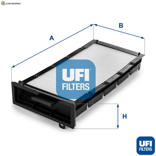Filter interior air - filter, 53.090.00