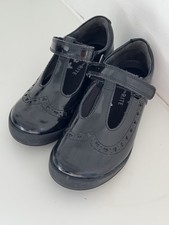 Girls Black School Shoes Size Uk 12F Start rite 