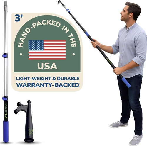 Telescoping boat hook 15ft - boat,