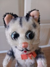 vintage shuco toy cat 1950s
