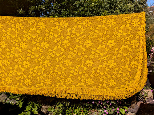 Vintage cotton fringed - cotton,