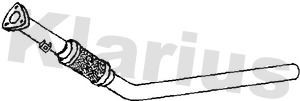 Exhaust pipe fits audi - exhaust,