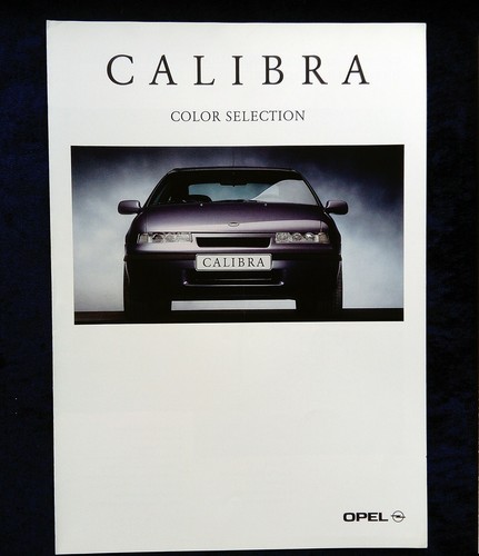 Opel calibra brochure 1993 - calibra, 11.1993