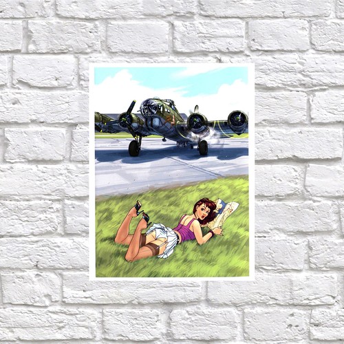 Air field retro tin metal - air, field,