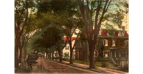 1921 willimantic postcard - 1921,
