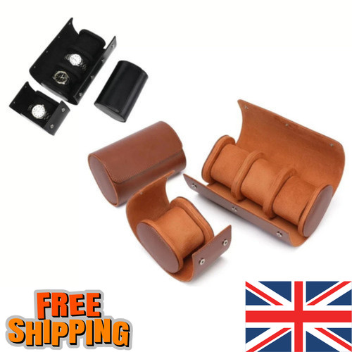 Travel leather 3 slot - leather, 1/2/3