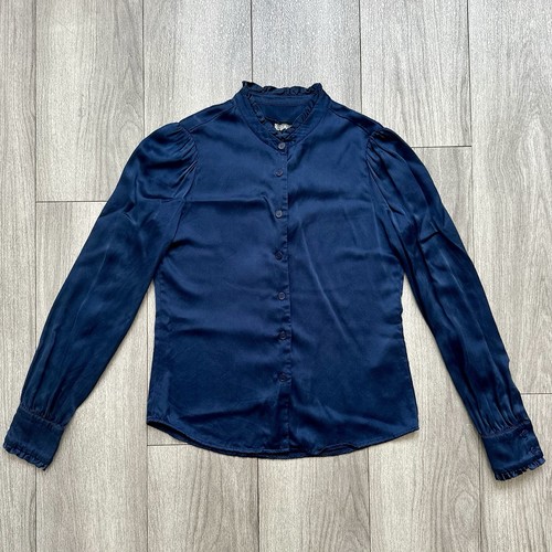 Reformation navy blue silk - reformation,