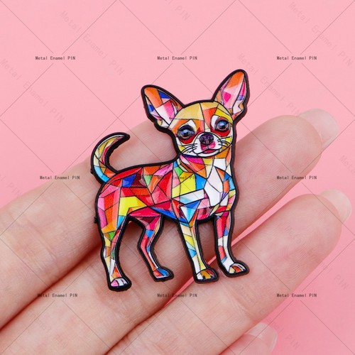 Chihuahua dog enamel pin cute - enamel,